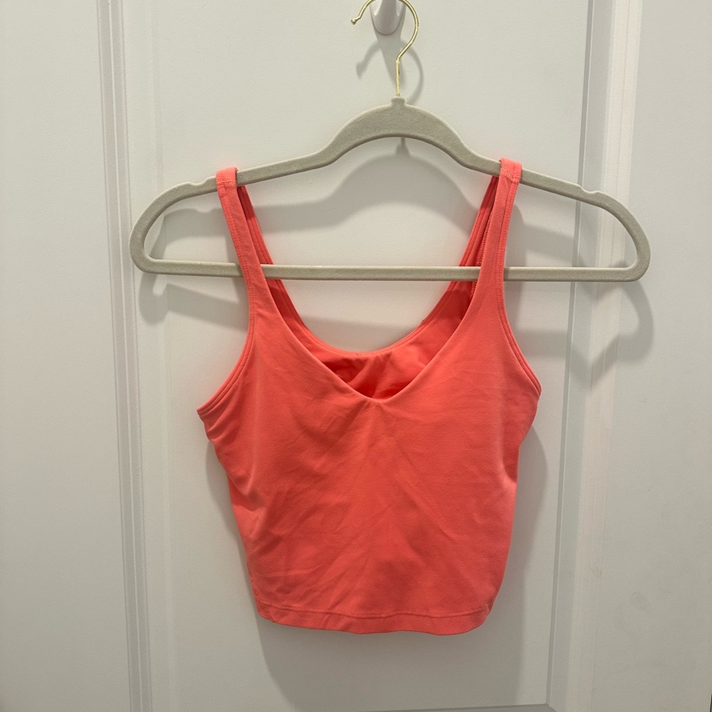 Lululemon Athletica Vibrant Coral Align Tank Top